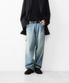 【ssstein】 OVERSIZE FIT DENIM PANTS - INDIGO