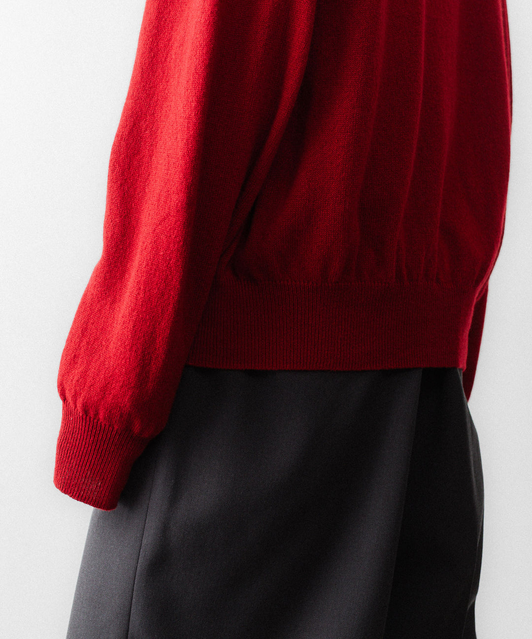SUBLATIONS サブレーションズのCASHMERE V-NECK KNITのRED 公式通販サイトsession福岡セレクトショップ