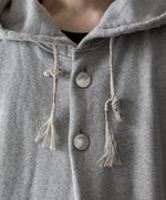 画像をギャラリービューアに読み込む, Fujimoto フジモトのSPRAYED DEEP TUCK HOODIE &quot;OID FABRIC&quot; - GRAYの公式通販サイトsession福岡セレクトショップ
