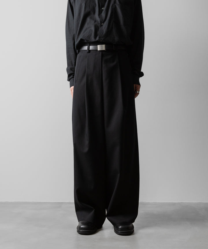 ssstein(シュタイン)のOVERTUCKED EXTRA WIDE TROUSERS(2/72 WOOL GABARDINE)の公式通販サイトsession福岡セレクトショップ