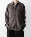 【OPPOSE DUALITY】OFFICER SHIRT YAK - BROWN