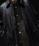 画像をギャラリービューアに読み込む, 【CODA】BLACK BROWN WASH DENIM SHIRT JACKET - BLACK BROWN
