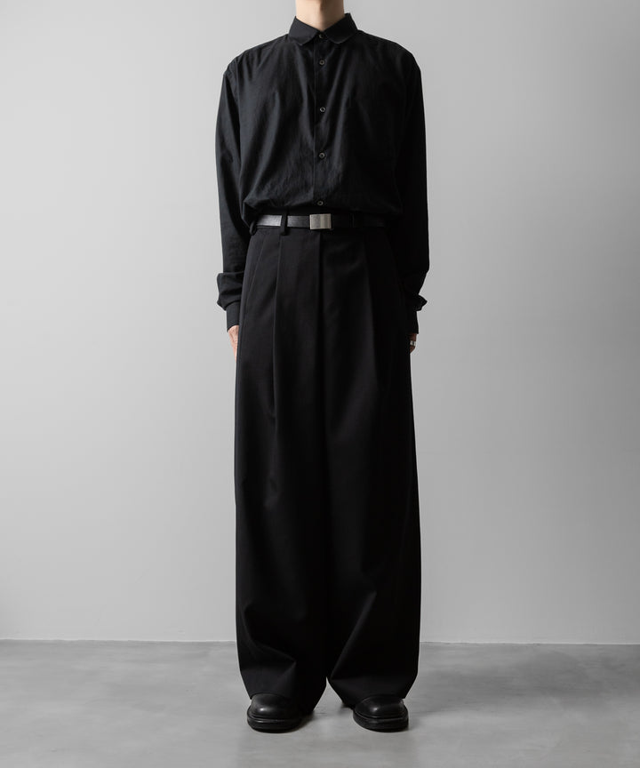 ssstein(シュタイン)のOVERTUCKED EXTRA WIDE TROUSERS(2/72 WOOL GABARDINE)の公式通販サイトsession福岡セレクトショップ