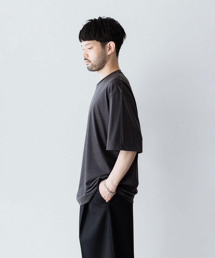 KANEMASA PHIL. カネマサフィル 36G WOOL S/S TEEのCHARCOAL 公式通販サイトsession福岡セレクトショップ