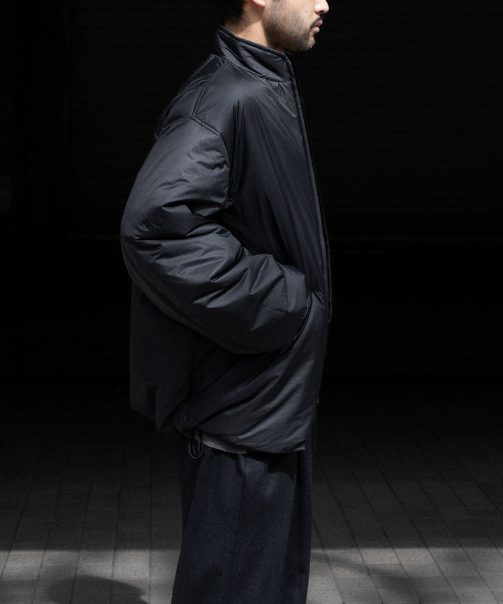 【paratrait】MEMBRANE SHELL PUFF BLOUSON - BLACK