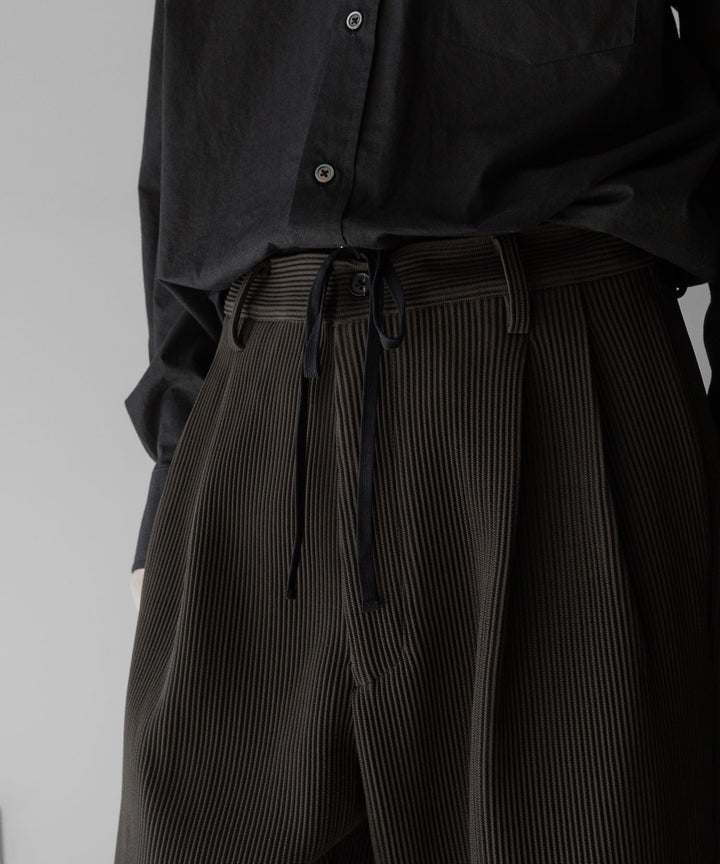 【stein】ssstein シュタインのGRADATION PLEATS WIDE TROUSERSのMILITARY KHAKI　 公式通販サイトsession福岡セレクトショップ