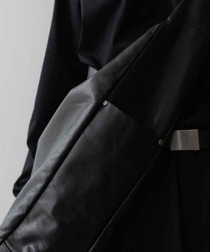 ssstein(シュタイン)の24AWコレクション LEATHER SHOULDER BAG - BLACK 公式通販サイトsession福岡セレクトショップ