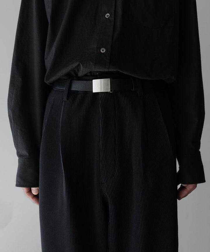 【stein】ssstein シュタインのGRADATION PLEATS WIDE TROUSERSのBLACK　 公式通販サイトsession福岡セレクトショップ