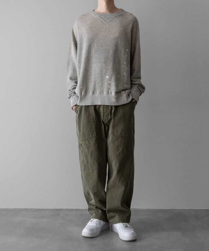 INTÉRIM(インテリム)のUSED WASHED HEAVY PIMA TWILL FRENCH AIR FORCE MECHANIC PANTS - U.OLIVEの公式通販サイトsession福岡セレクトショップ