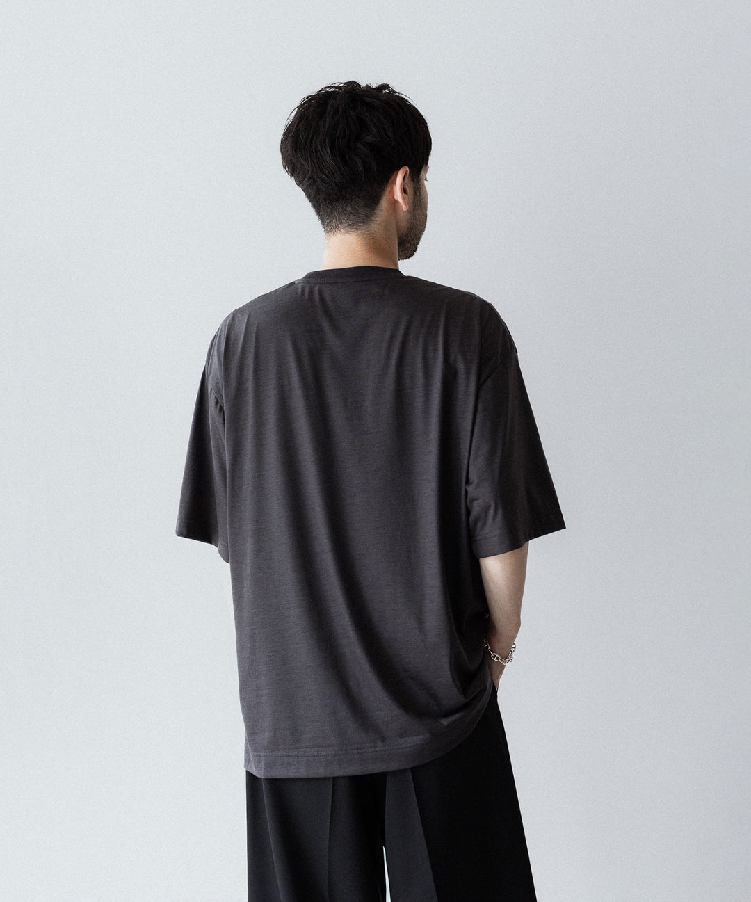 KANEMASA PHIL. カネマサフィル 36G WOOL S/S TEEのCHARCOAL 公式通販サイトsession福岡セレクトショップ
