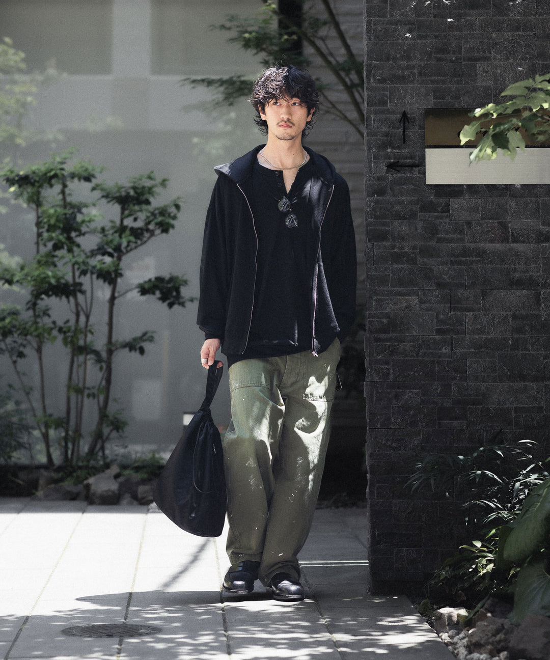 INTÉRIM - インテリムのMILK PAINT VINTAGE WASH ORGANIC COTTON US ARMY M-47 HBT BAKER PANTSのOLIVE公式通販サイトsession福岡セレクトショップ