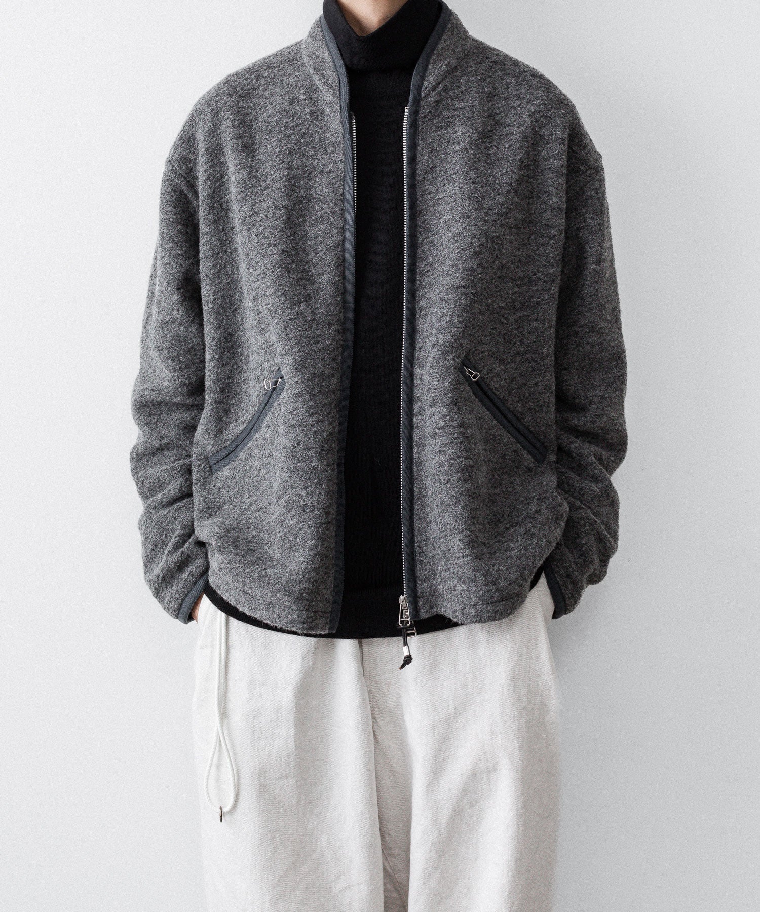 paratrait パラトレイトのZIP UP TYROL JKTのCHARCOAL 公式通販サイトsession福岡セレクトショップ