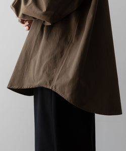 NEITHERS ネイダースのROASTER BAND COLLAR SHIRT JACKET - BROWNの公式通販サイトsession福岡セレクトショップ