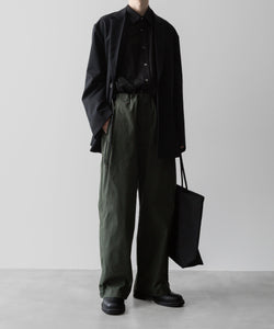 ANTHEM Aアンセムエー のCOTTON TWILL NO-BRAINER PANTS - OLIVEの公式通販サイトsession福岡セレクトショップ