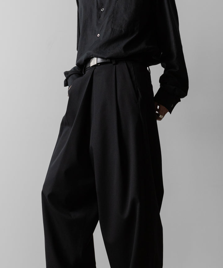 ssstein(シュタイン)のOVERTUCKED EXTRA WIDE TROUSERS(2/72 WOOL GABARDINE)の公式通販サイトsession福岡セレクトショップ