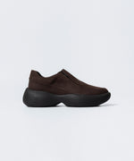 画像をギャラリービューアに読み込む, VEIN ヴェインのCOW LEATHER NUBUCK OVAL SOLE  TRAINER - BROWNの公式通販サイトsession福岡セレクトショップ
