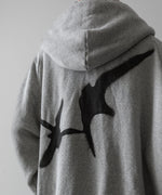 画像をギャラリービューアに読み込む, Fujimoto フジモトのSPRAYED DEEP TUCK HOODIE &quot;OID FABRIC&quot; - GRAYの公式通販サイトsession福岡セレクトショップ
