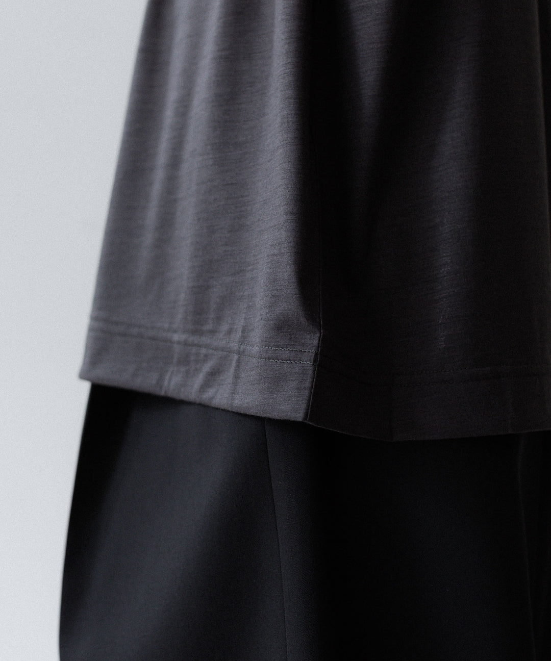 KANEMASA PHIL. カネマサフィル 36G WOOL S/S TEEのCHARCOAL 公式通販サイトsession福岡セレクトショップ