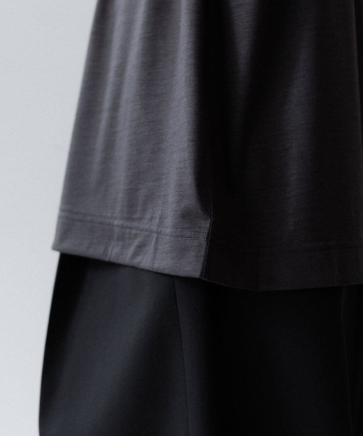 KANEMASA PHIL. カネマサフィル 36G WOOL S/S TEEのCHARCOAL 公式通販サイトsession福岡セレクトショップ