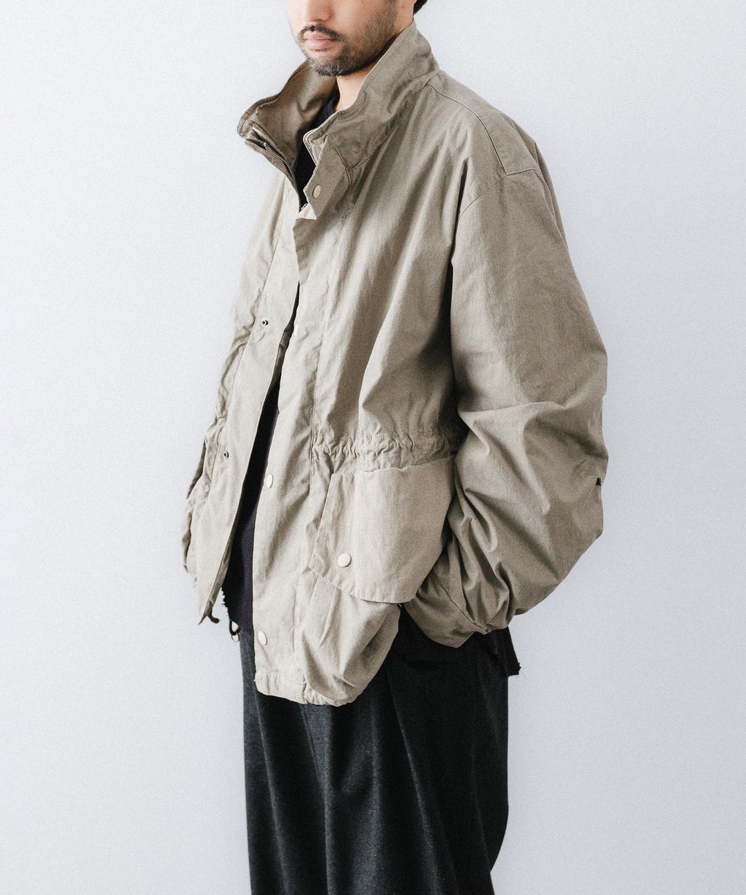 【concause】 HALF MOUNTAIN COAT - BEIGE