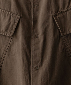 NEITHERS ネイダースのROASTER BAND COLLAR SHIRT JACKET - BROWNの公式通販サイトsession福岡セレクトショップ