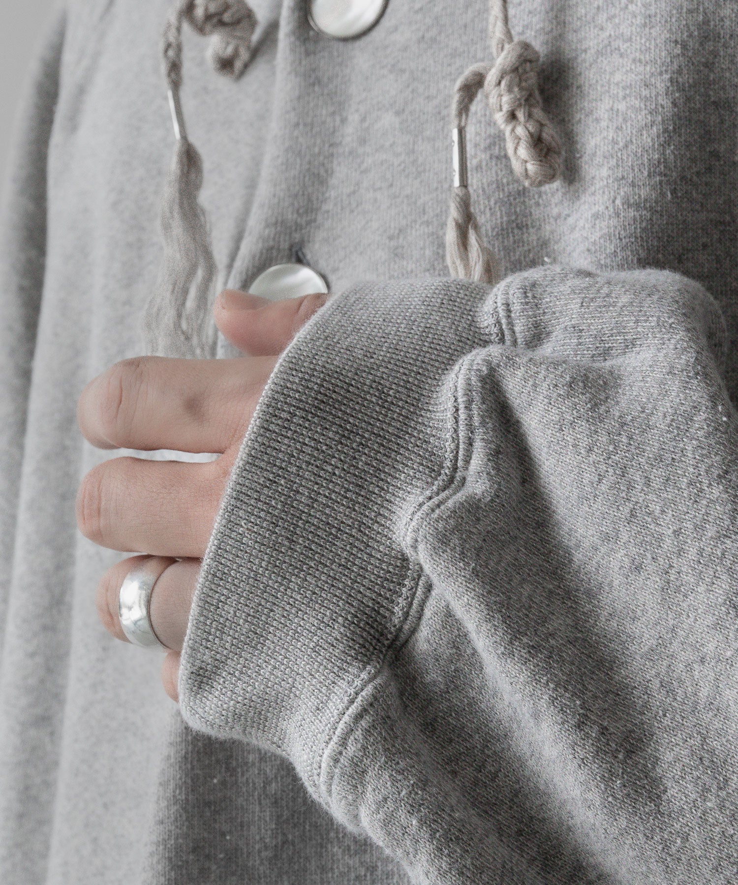 Fujimoto フジモトのSPRAYED DEEP TUCK HOODIE "OID FABRIC" - GRAYの公式通販サイトsession福岡セレクトショップ