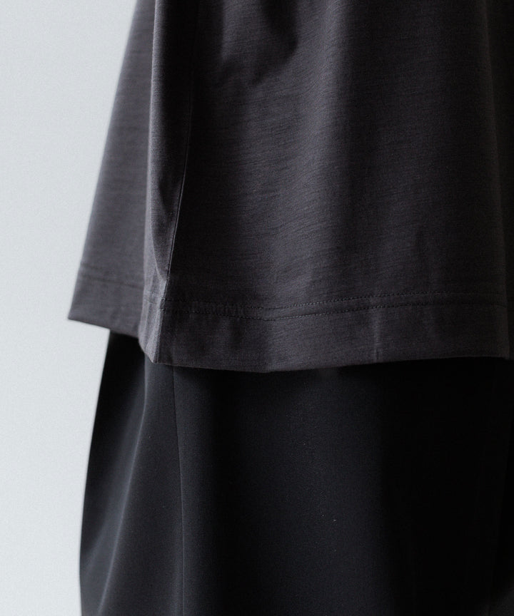 KANEMASA PHIL. カネマサフィル 36G WOOL S/S TEEのCHARCOAL 公式通販サイトsession福岡セレクトショップ