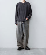 画像をギャラリービューアに読み込む, 【CODA】GREY ACID WASH EXTENDED CUT LUFT JEANS - GREY ACID WASH
