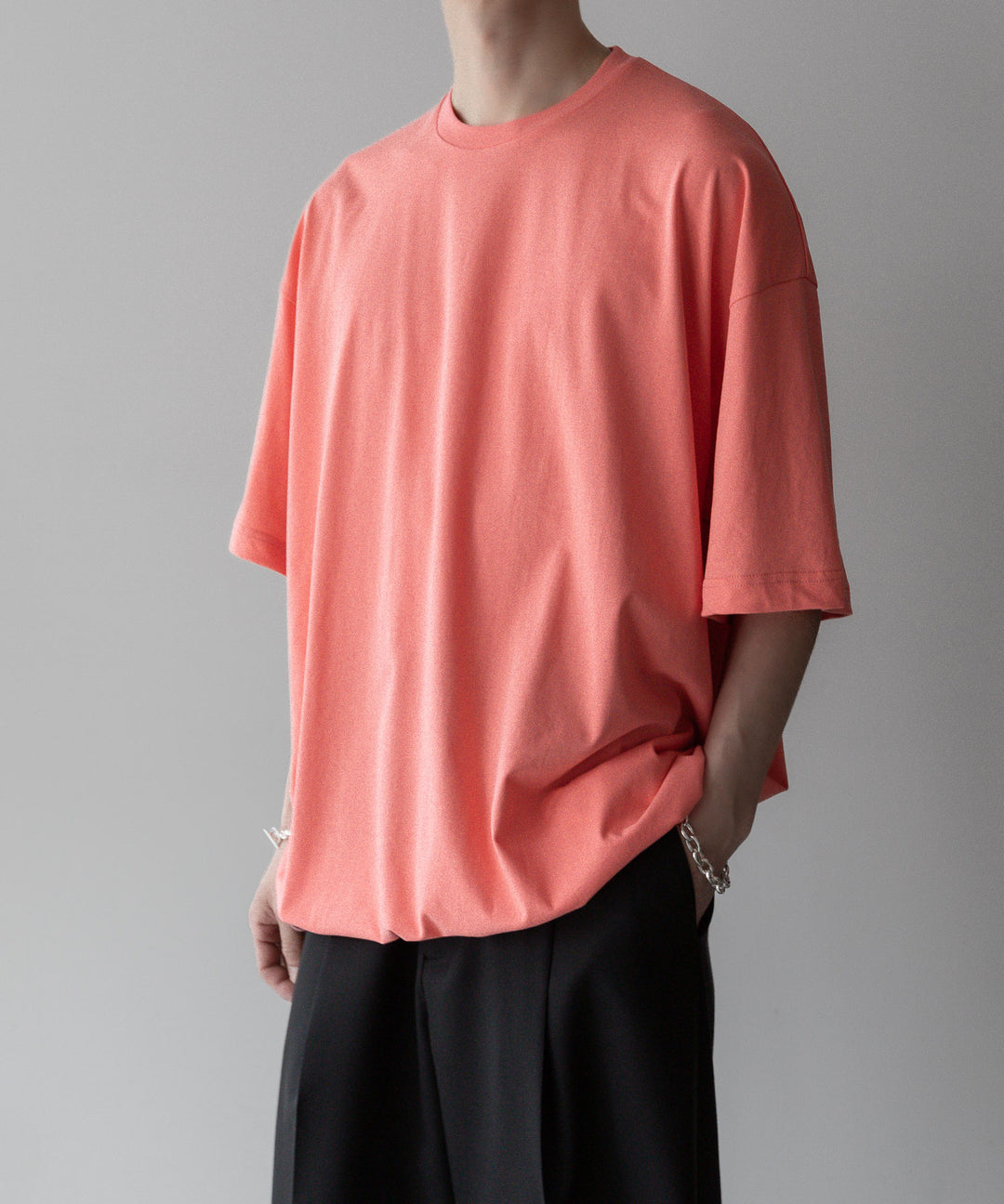 【KANEMASA PHIL.】カネマサフィルのEXCLUSIVE - 36G HIGH TWIST BALLOON TEE - SALMONPINKの公式通販サイトsession福岡セレクトショップ