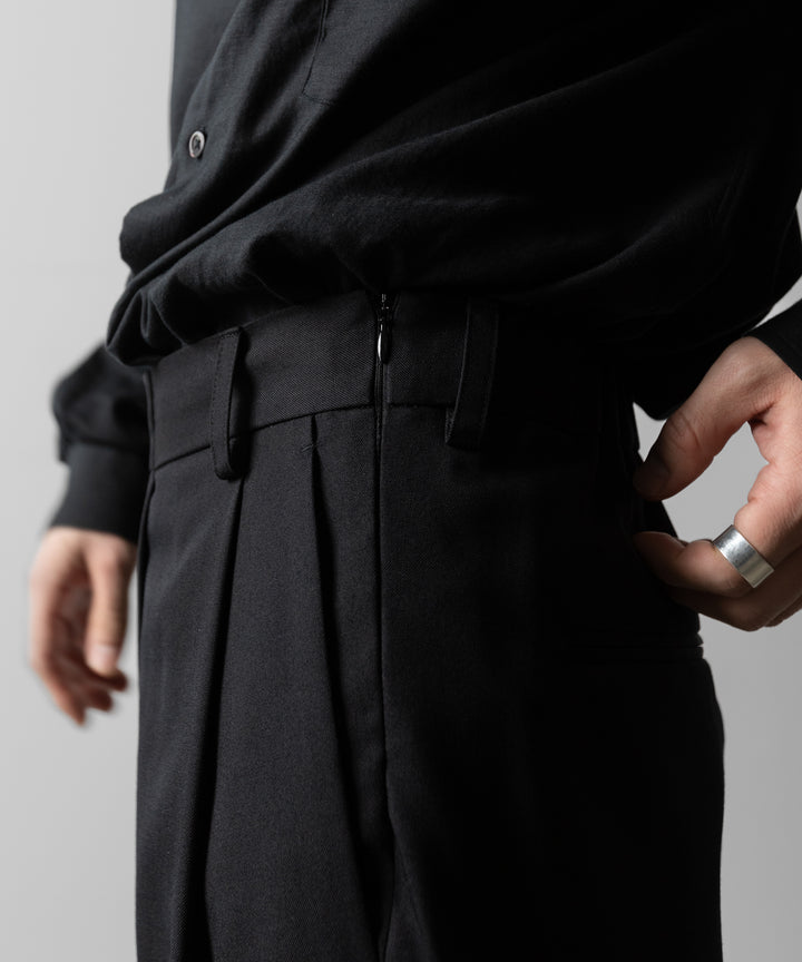 ssstein(シュタイン)のOVERTUCKED EXTRA WIDE TROUSERS(2/72 WOOL GABARDINE)の公式通販サイトsession福岡セレクトショップ