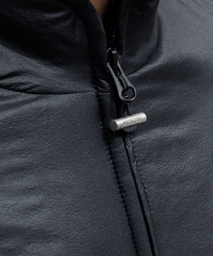 【paratrait】MEMBRANE SHELL PUFF BLOUSON - BLACK