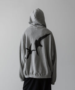 Fujimoto フジモトのSPRAYED DEEP TUCK HOODIE "OID FABRIC" - GRAYの公式通販サイトsession福岡セレクトショップ