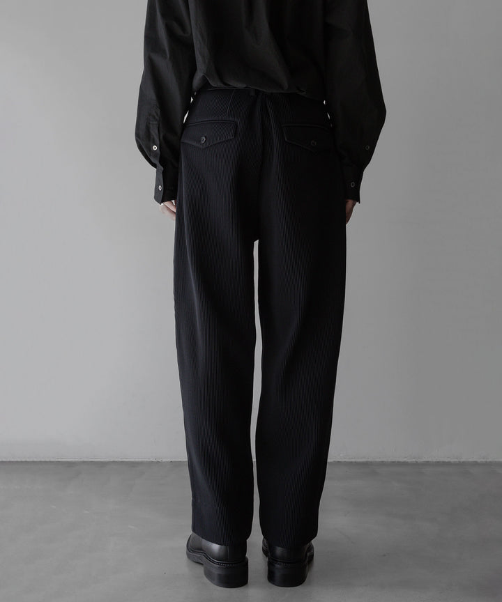 【stein】ssstein シュタインのGRADATION PLEATS WIDE TROUSERSのBLACK　 公式通販サイトsession福岡セレクトショップ