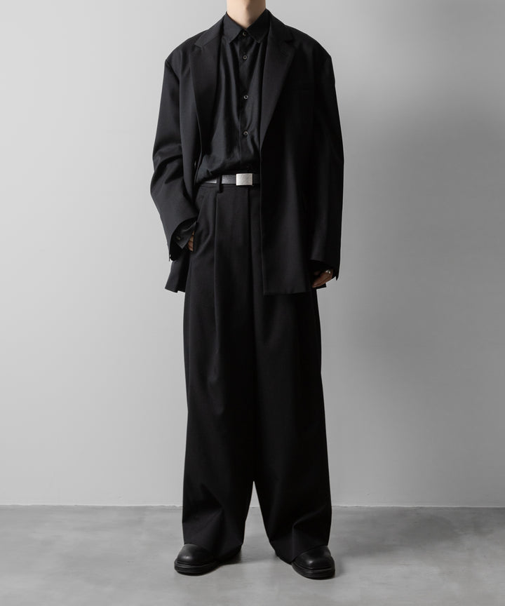 ssstein(シュタイン)のOVERTUCKED EXTRA WIDE TROUSERS(2/72 WOOL GABARDINE)の公式通販サイトsession福岡セレクトショップ