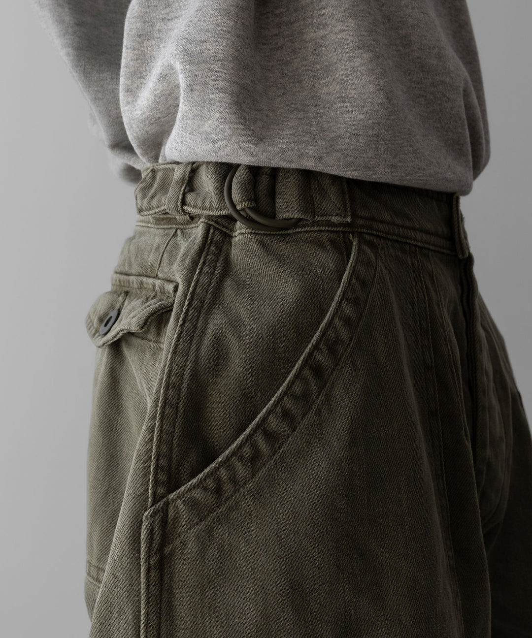 INTÉRIM(インテリム)のUSED WASHED HEAVY PIMA TWILL FRENCH AIR FORCE MECHANIC PANTS - U.OLIVEの公式通販サイトsession福岡セレクトショップ