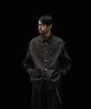 【CODA】BLACK BROWN WASH DENIM SHIRT JACKET - BLACK BROWN
