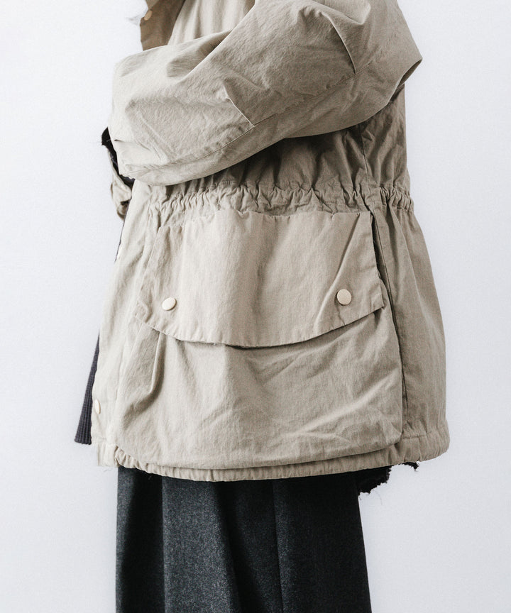 【concause】 HALF MOUNTAIN COAT - BEIGE