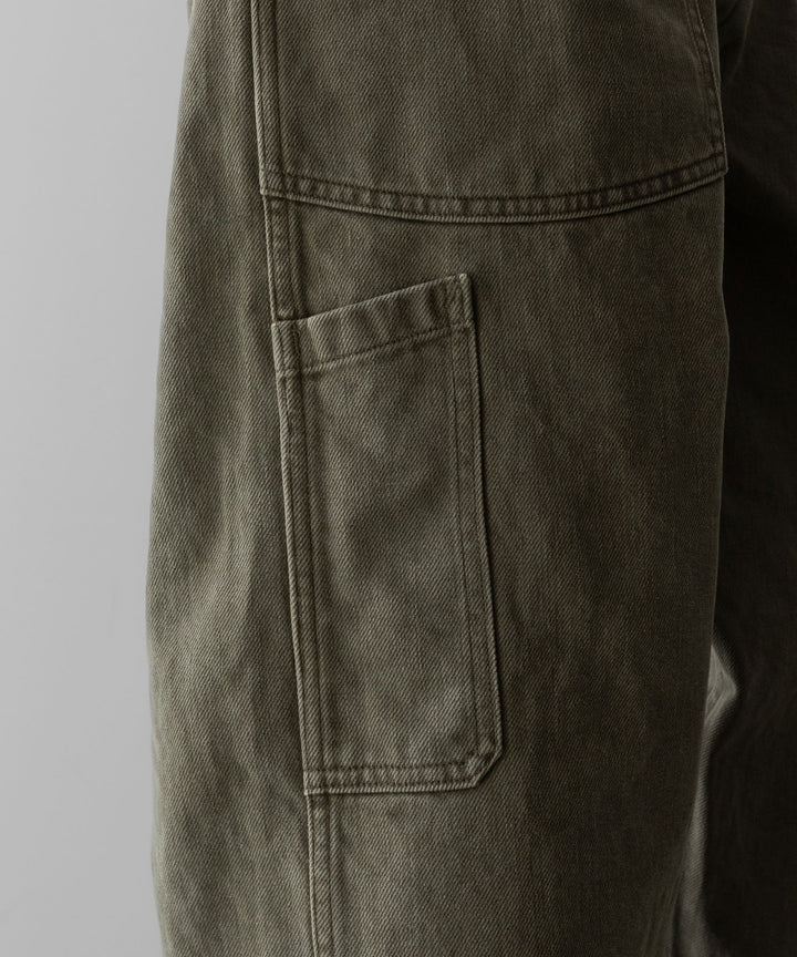 INTÉRIM(インテリム)のUSED WASHED HEAVY PIMA TWILL FRENCH AIR FORCE MECHANIC PANTS - U.OLIVEの公式通販サイトsession福岡セレクトショップ