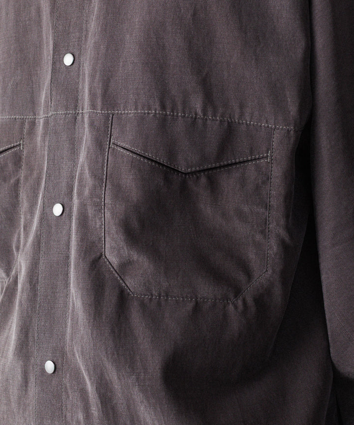 OPPOSE DUALITY-オポーズデュアリティのOFFICER SHIRT CXCのGRAY公式通販サイトsession福岡セレクトショップ