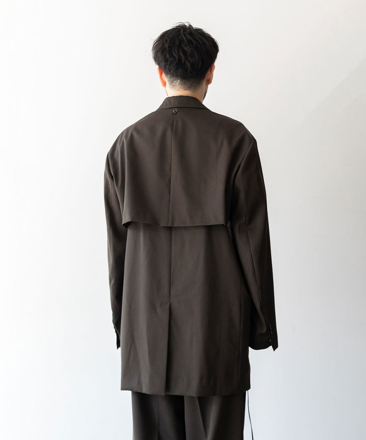 【stein】OVERSIZED LAPELED COMBINATION JACKET - MILITARY KHAKI シュタイン23aw sessionセッション福岡セレクトショップ 公式通販サイト