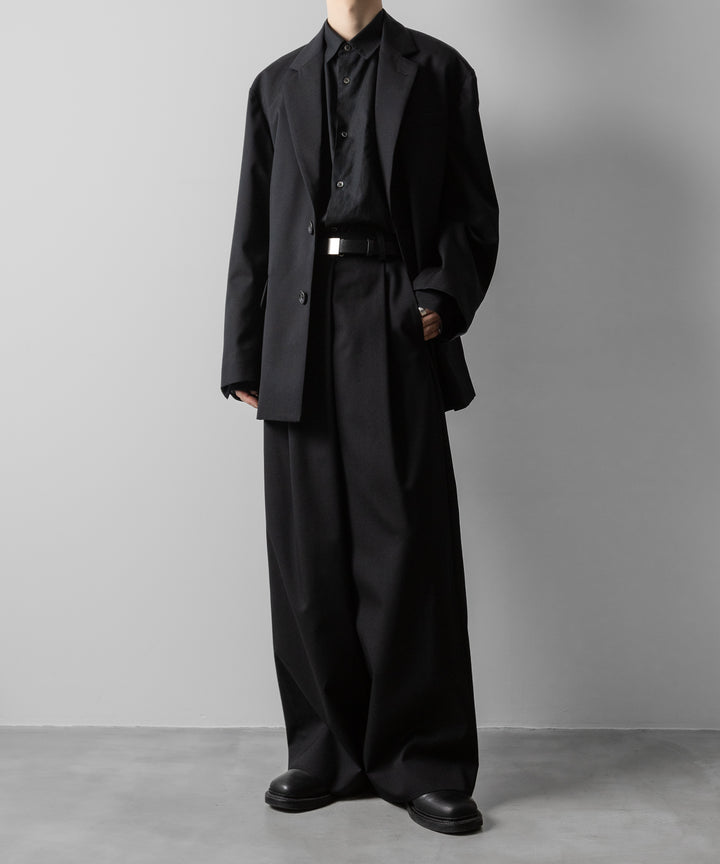 ssstein(シュタイン)のOVERTUCKED EXTRA WIDE TROUSERS(2/72 WOOL GABARDINE)の公式通販サイトsession福岡セレクトショップ