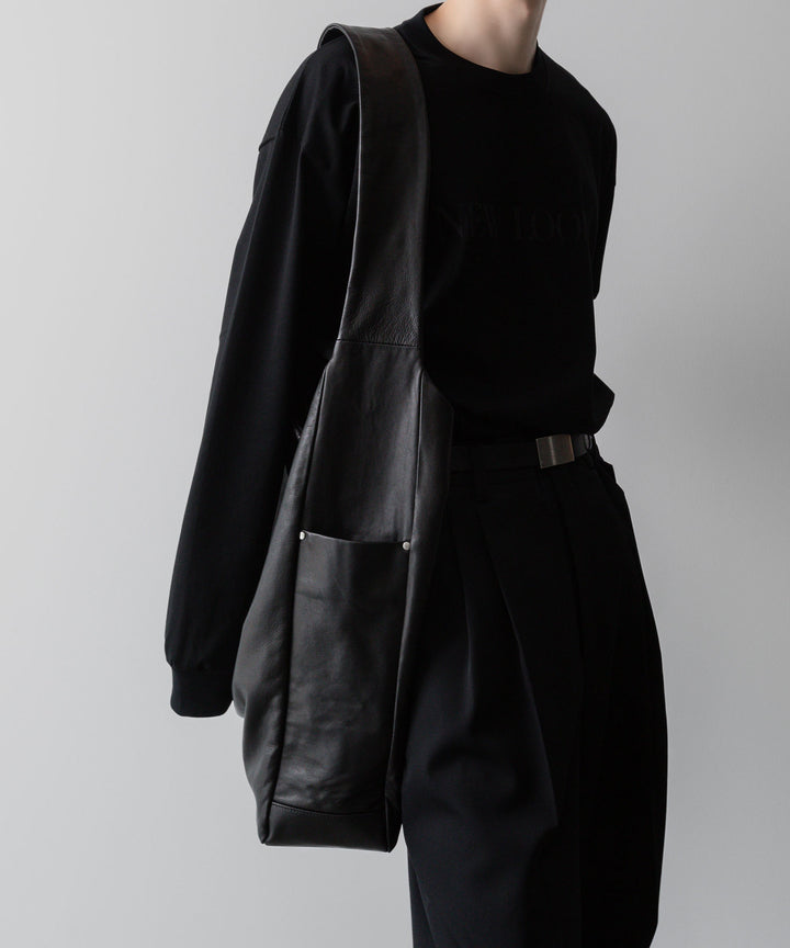 ssstein(シュタイン)の24AWコレクション LEATHER SHOULDER BAG - BLACK 公式通販サイトsession福岡セレクトショップ