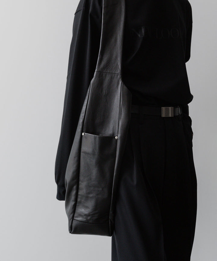 ssstein(シュタイン)の24AWコレクション LEATHER SHOULDER BAG - BLACK 公式通販サイトsession福岡セレクトショップ