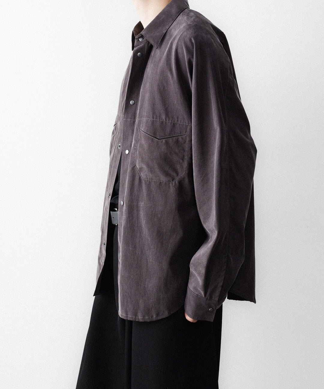 OPPOSE DUALITY-オポーズデュアリティのOFFICER SHIRT CXCのGRAY公式通販サイトsession福岡セレクトショップ