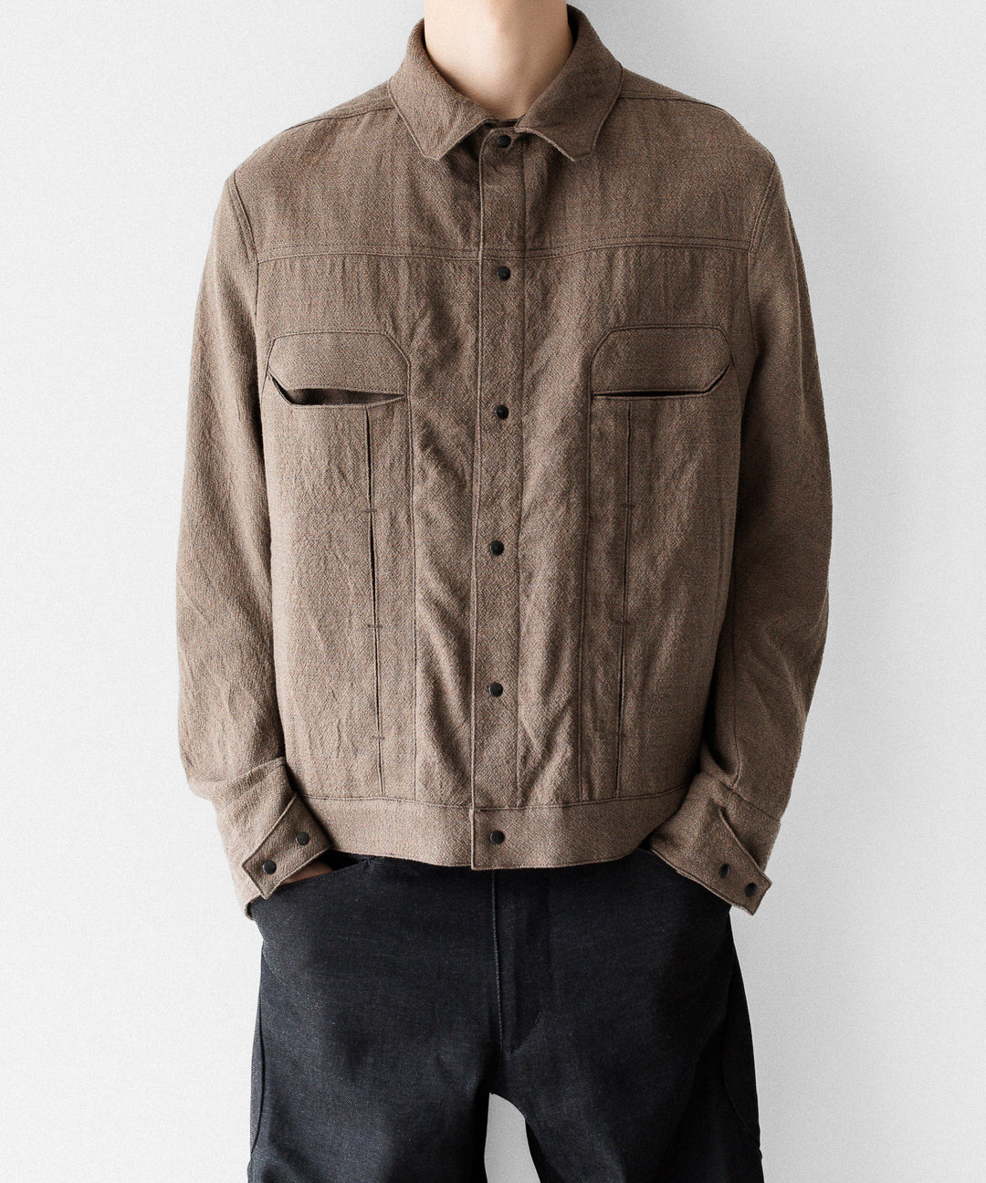 OPPOSE DUALITY オポーズデュアリティの６POCKET PANEL WOOL JACKETのBEIGE公式通販サイトsession福岡セレクトショップ