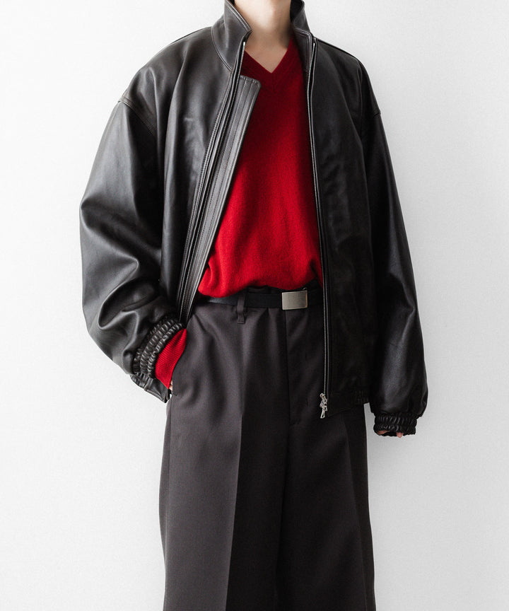 SUBLATIONS サブレーションズのCASHMERE V-NECK KNITのRED 公式通販サイトsession福岡セレクトショップ
