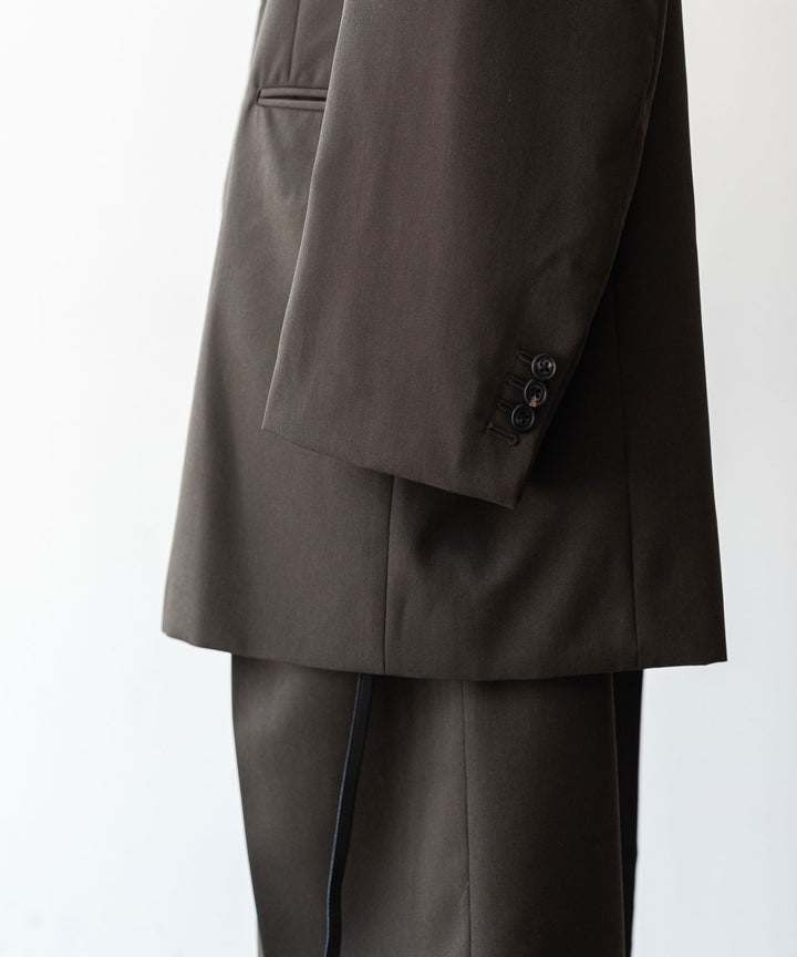 【stein】OVERSIZED LAPELED COMBINATION JACKET - MILITARY KHAKI シュタイン23aw sessionセッション福岡セレクトショップ 公式通販サイト