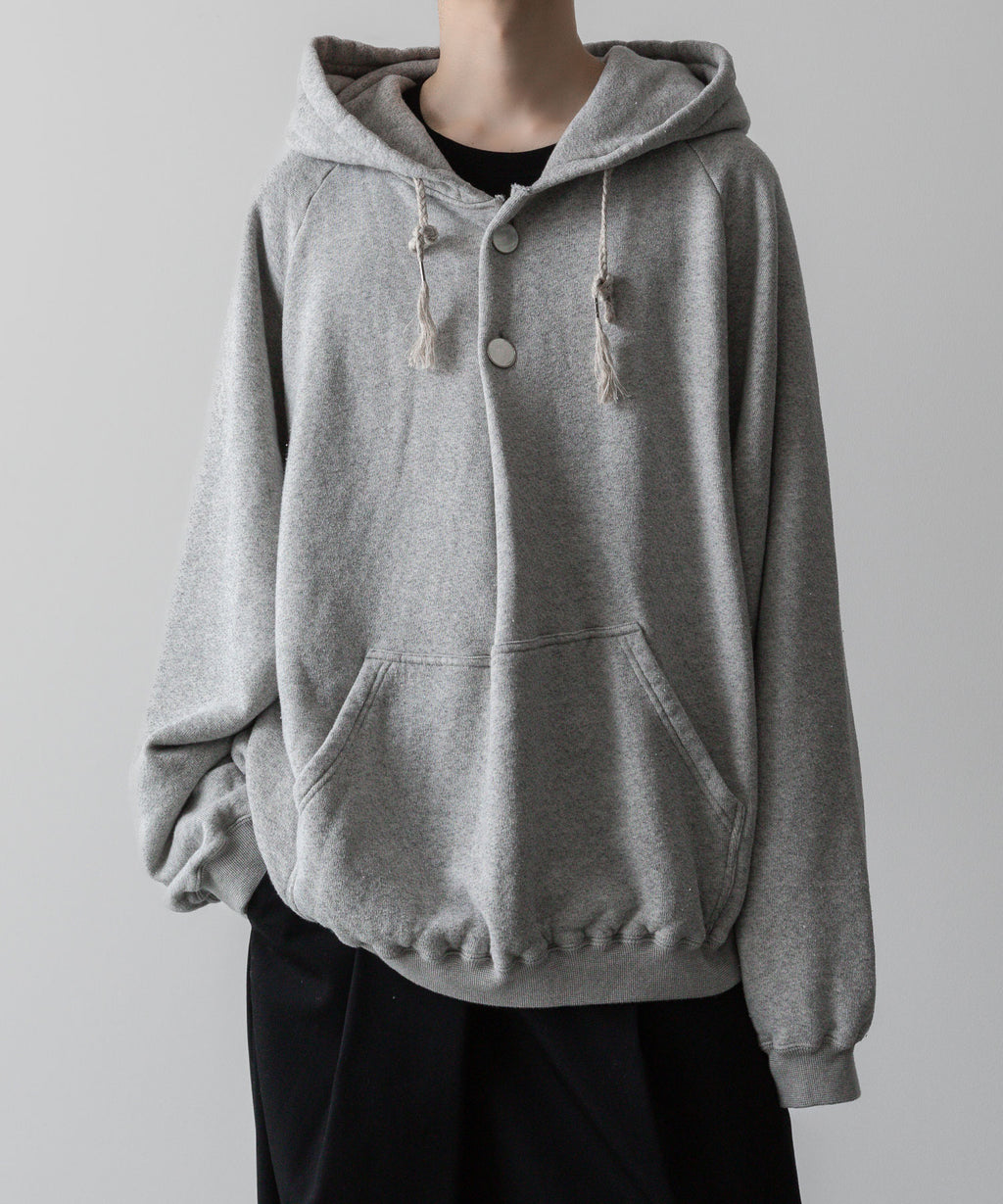 Fujimoto フジモトのSPRAYED DEEP TUCK HOODIE "OID FABRIC" - GRAYの公式通販サイトsession福岡セレクトショップ