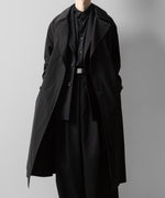 画像をギャラリービューアに読み込む, ssstein(シュタイン)のWINDPROOF NYLON DOUBLE BREASTED COAT - BLACK 公式通販サイトsession福岡セレクトショップ
