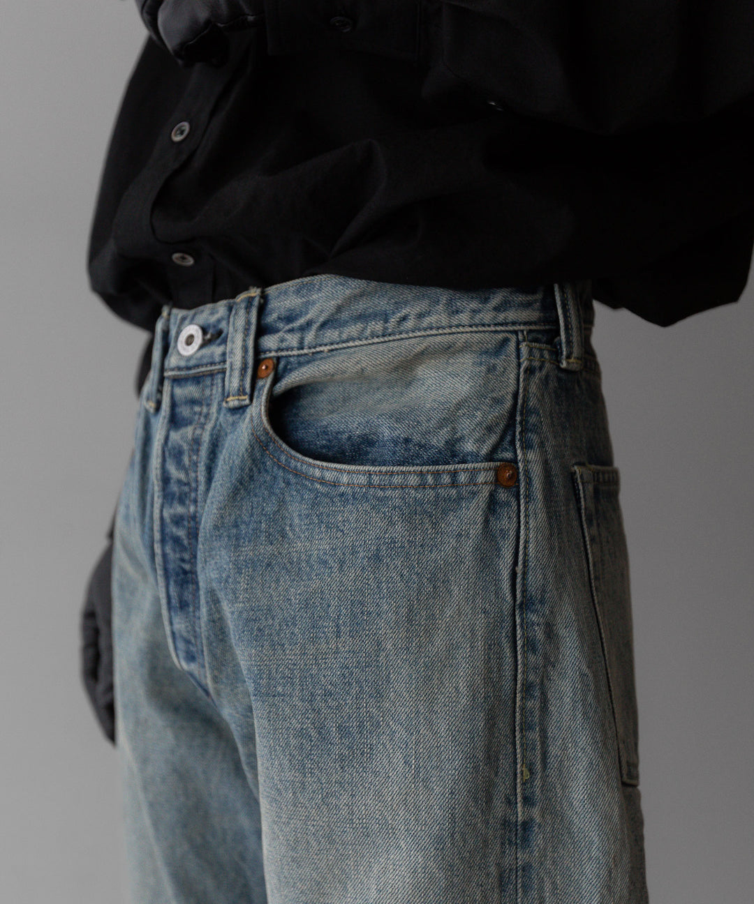 【INTÉRIM】インテリムの大戦モデルジーンズ VINTAGE WWII 1943 HEAVY KIBATA SHUTTLE DENIM JEANS - V.NAVY 公式通販サイトsession福岡セレクトショップ